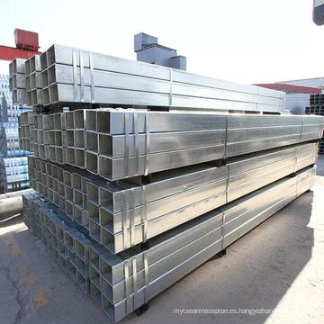 ASTM A53 Tubos cuadrados de acero galvanizado ASTM A53